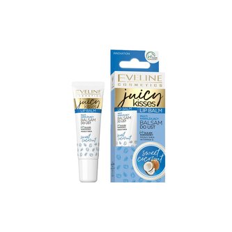 Eveline - Juicy kisses balzám na rty Kokos 12 ml