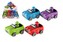 Auto/Autíčko závodné stlač a choď plast 10cm na zotrvačník 4 farby 8ks v boxe