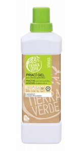 Tierra Verde Prací gél pre citlivú pokožku (1 l) - ideálny pre ekzematiky, alergikov a deti