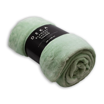 Mikroflanelová deka, 200x230 cm, Mátová