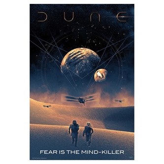 Plakát Dune - Fear is the mind-killer Plakát Dune - Fear is the mind-killer