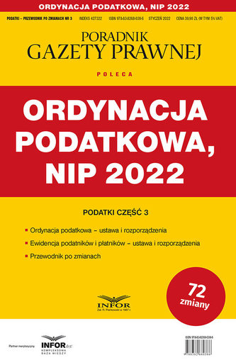 Ordynacja podatkowa  NIP 2022