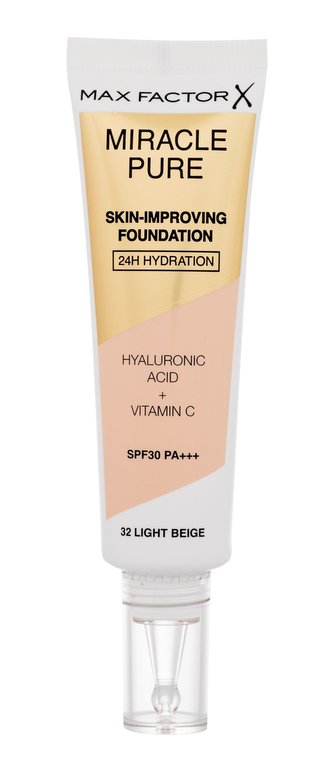 Max Factor Miracle Pure Makeup Skin-Improving Foundation 30 ml 32 Light Beige SPF30 pro ženy