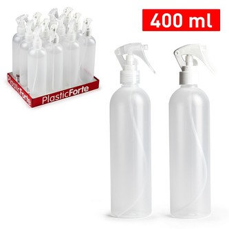 Láhev s rozprašovačem 400ml; 5,5x5,5x23,7cm; plast