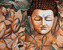Malování podle čísel - SPIRITUÁLNÍ BUDDHA - 40x50 cm, bez rámu a bez vypnutí plátna
