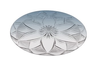 Podnos krystal kulatý; 32x0,5 cm; plast