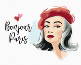 Malování podle čísel - AHOJ PAŘÍŽI - 80x100 cm, bez rámu a bez vypnutí plátna