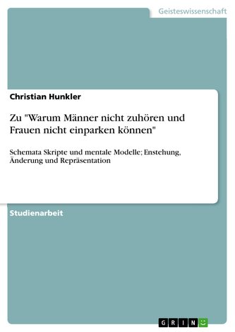 Zu "Warum Männer nicht zuhören und Frauen nicht einparken können"