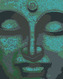 Malování podle čísel - ZELENÝ BUDDHA - 40x50 cm, vypnuté plátno na rám