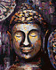Malování podle čísel - BUDDHA V BARVÁCH - 40x50 cm, bez rámu a bez vypnutí plátna