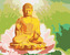 Malování podle čísel - BUDDHA V LOTOSU A ZELENÉ POZADÍ - 40x50 cm, bez rámu a bez vypnutí plátna