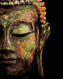 Malování podle čísel - BUDDHA NA ČERNÉM POZADÍ - 40x50 cm, bez rámu a bez vypnutí plátna