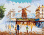 Malování podle čísel - MOULIN ROUGE V PAŘÍŽI - 80x100 cm, vypnuté plátno na rám