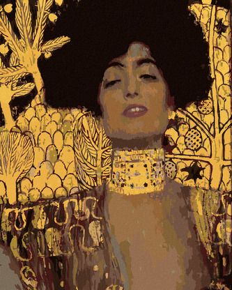 Malování podle čísel - JUDITA (G. KLIMT) - 40x50 cm, bez rámu a bez vypnutí plátna