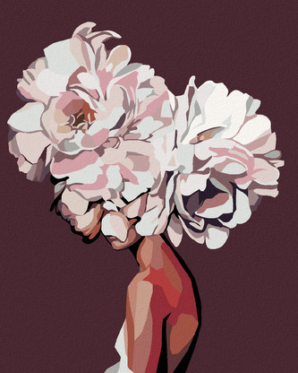 Malování podle čísel - ABSTRAKTNÍ KVĚTINOVÁ ŽENA - 40x50 cm, vypnuté plátno na rám Malování podle čísel - ABSTRAKTNÍ KVĚTINOVÁ ŽENA - 40x50 cm, vypnuté plátno na rám