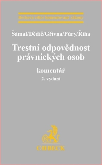 Trestní odpovědnost právnických osob (2. vydání)