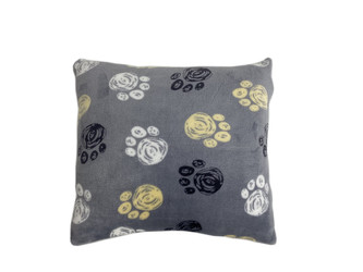 Povlak na polštář 40x40 cm, mikroplyš, tlapky