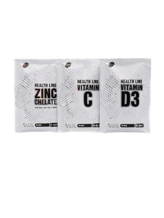 HiTec Nutrition - 30 Day vitamin set D3, C, zinek