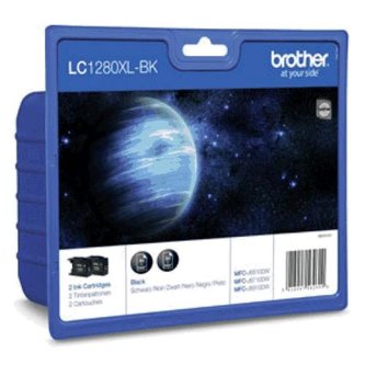 Inkoust Brother LC-1280 XL 2ks černá 2x 2400str.