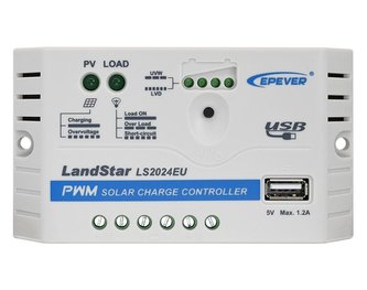 EPsolar LS2024EU solární PWM regulátor 12/24V, 20A, vstup 30V/50V EPsolar LS2024EU solární PWM regulátor 12/24V, 20A, vstup 30V/50V
