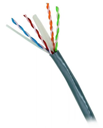 DATACOM UTP drôt CAT6 PVC, Eca 50m šedý