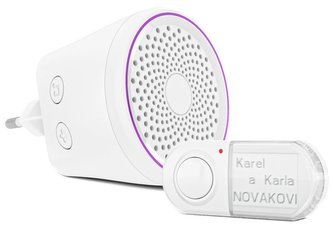 ELEKTROBOCK BZ40 Bezdrôtový zvonček s prijímačom na 230V AC