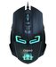 CRONO myš CM647/ gaming/ optická/ drátová/ 1600 dpi/ modré LED podsvícení/ 6 tlačítek/ USB/ černá