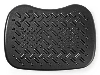 NEDIS ergonomická podnožka/ nastavitelné úhly/ plastová/ černá