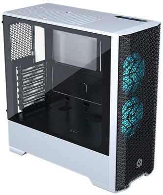 Metallic Gear by Phanteks NEO Air Series / ATX / 2 x 120 mm RGB fan / 2 x USB 3.0 / tvrzené sklo / bílá