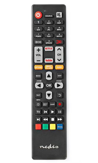 NEDIS predprogramovaný diaľkový ovládač kompatibilný so všetkými televízormi TCL/Thomson