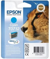 Epson inkoustová náplň/ T0712/ Singlepack DURABrite Ultra Ink/ Modrá