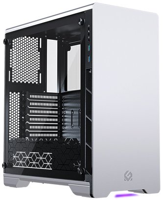 Metallic Gear by Phanteks NEO V2 / ATX / 2 x 120 mm fan / 2 x USB 3.0 / RGB / tvrdené sklo / strieborná