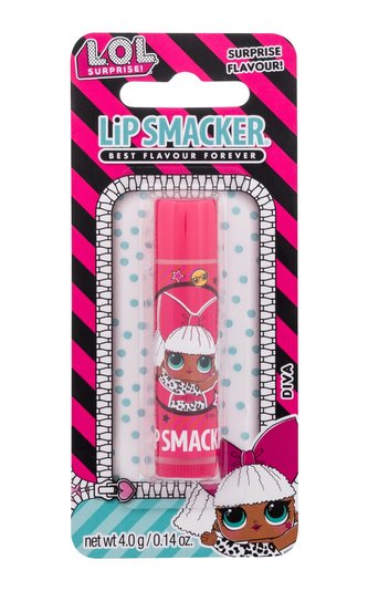 Lip Smacker LOL Surprise! Balzám na rty Diva 4 g Strawberry pro děti