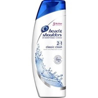 Head & Shoulders Šampon a kondicionér proti lupům 2 v 1 Classic Clean (Anti-Dandruff Shampoo & Conditioner) Objem 900 ml woman