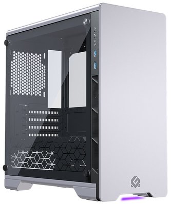 Metallic Gear by Phanteks NEO Micro V2 / mATX / 120 mm fan / 2 x USB 3.0 / RGB / tvrzené sklo / stříbrná