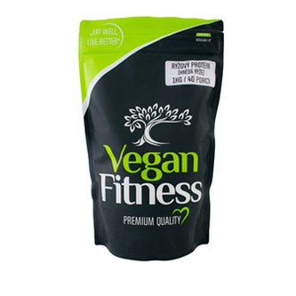 Vegan Fitness - Rýžový protein - Bez příchutě - 1000 Gramů