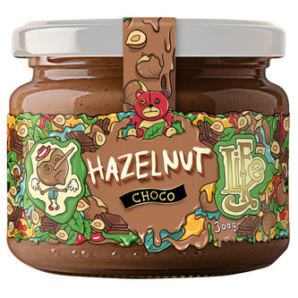 LifeLike - Lískooříškový krém s čokoládou - 300 Gramů