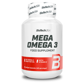 BiotechUSA - Omega 3 - 180 kapslí