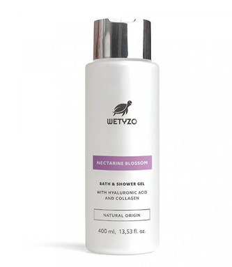 Wetyzo Sprchový gel Nectarine blossom s kyselinou hyaluronovou a kolagenem 400 ml