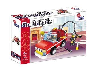 Stavebnice Alle Blox hasiči 140 dílů