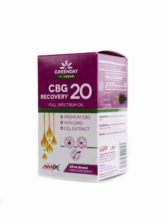 Amix GreenDay - CBG recovery provegan 20% 10 ml