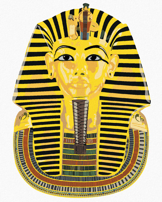 Malování podle čísel - TUTANCHAMON EGYPT - 40x50 cm, bez rámu a bez vypnutí plátna