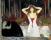 Malování podle čísel - ASHES (EDVARD MUNCH) - 80x100 cm, vypnuté plátno na rám