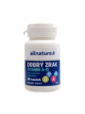 Allnature - Dobrý zrak 30 tobolek
