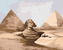 Malování podle čísel - SFINGA A PYRAMIDY EGYPT - 40x50 cm, vypnuté plátno na rám