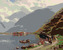 Malování podle čísel - POHLED NA LÆRDALSØYRI (THEMISTOKLES VON ECKENBRECHER) - 80x100 cm, bez rámu a bez vypnutí plátna