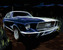 Malování podle čísel - MODRÉ AUTO FORD MUSTANG - 40x50 cm, bez rámu a bez vypnutí plátna