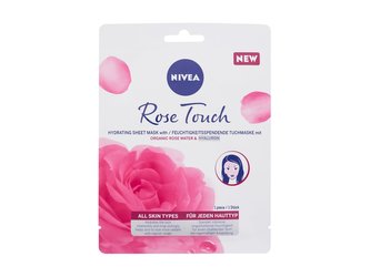 Nivea Hydratační textilní maska s kyselinou hyaluronovou Rose Touch (Hydrating Sheet Mask) 1 ks woman