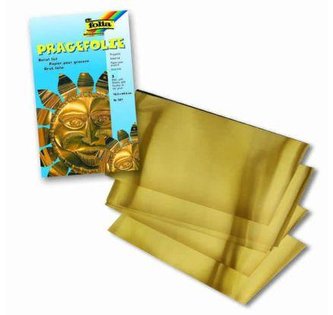 Folia Hliníková folie 18,5 x 29 cm - zlatá 3 ks