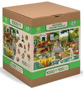 Wooden City Puzzle Zahrada o páté 1010 dílků, dřevěné